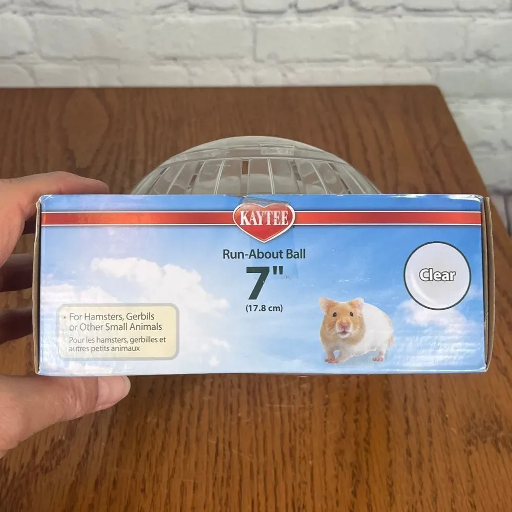 Kaytee 7” Hamster or Gerbil Exercise Ball New in package